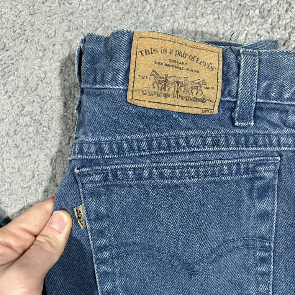 Vintage Levis 900 Series Jean Womens 9 Blue Relaxed Tapered Fit High Waist #2923 - Picture 10 of 13